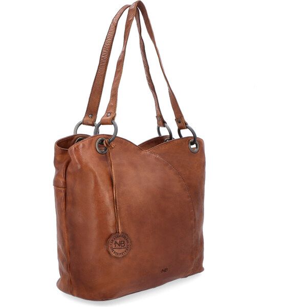 Kožená kabelka cez rameno Noelia Bolger koňaková NB 2011 KO 17715533