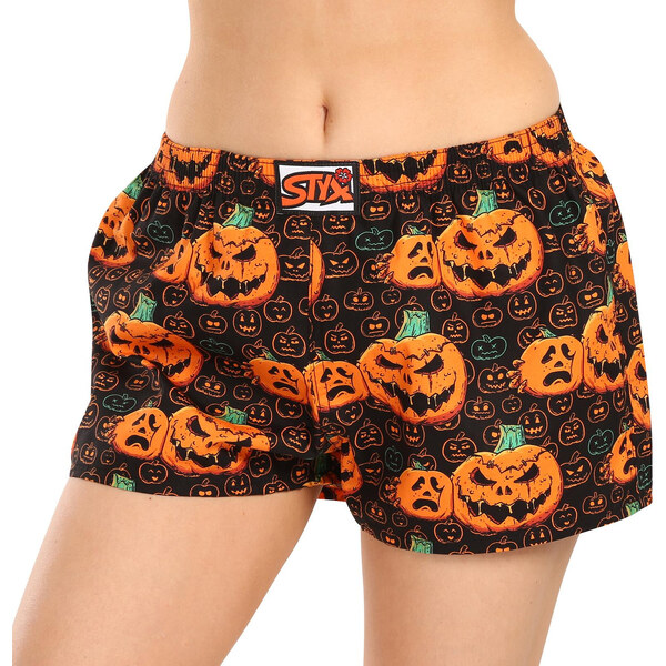 Dámske trenky Styx art klasická guma Halloween tekvica (K1755) 46006091