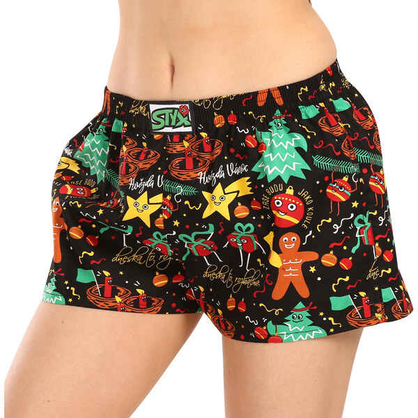 Dámske trenky Styx art klasická guma Vianoce ozdoby (K1754) 46006092