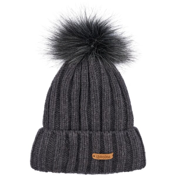 Vlnka Detská vlnená čiapka Woolee V38 tmavo sivá 50220580