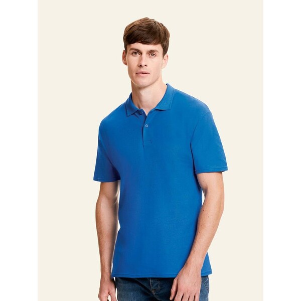 Fruit of the Loom Niebieska koszulka męska polo Original Polo Friut of 50558062