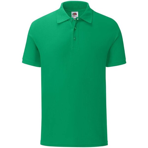 Fruit of the Loom Iconic Polo Friut of the Loom Mens Green T-shirt 50559150