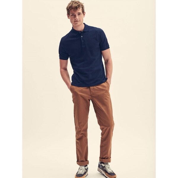 Fruit of the Loom Granatowa koszulka męska Iconic Polo 6304400 Friut 50558898