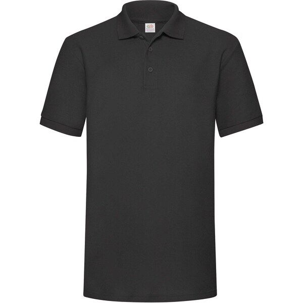 Fruit of the Loom Heavy Polo Friut of the Loom Black T-Shirt 50559152