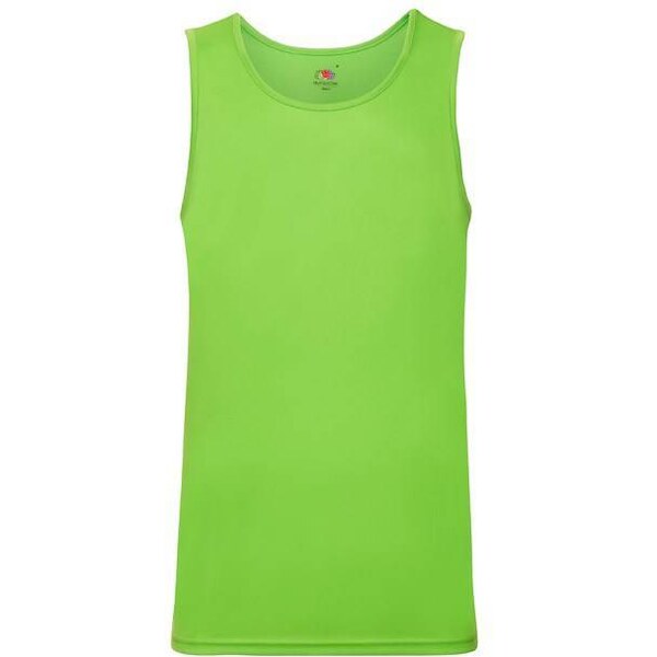 Fruit of the Loom Mens Performance Sleeveless T-shirt 614160 100% 50518239