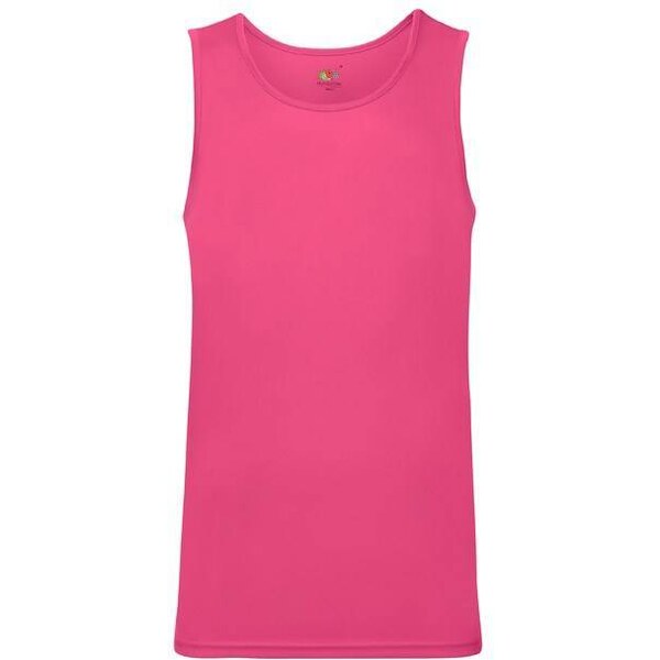 Fruit of the Loom Mens Performance Sleeveless T-shirt 614160 100% 50518123
