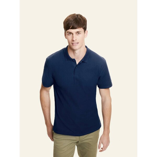 Fruit of the Loom Navy blue Mens Polo Shirt Original Polo Friut of the 50518072