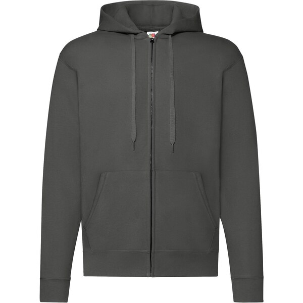 Graphite Zippered Hoodie Classic Fruit of the Loom 50508723