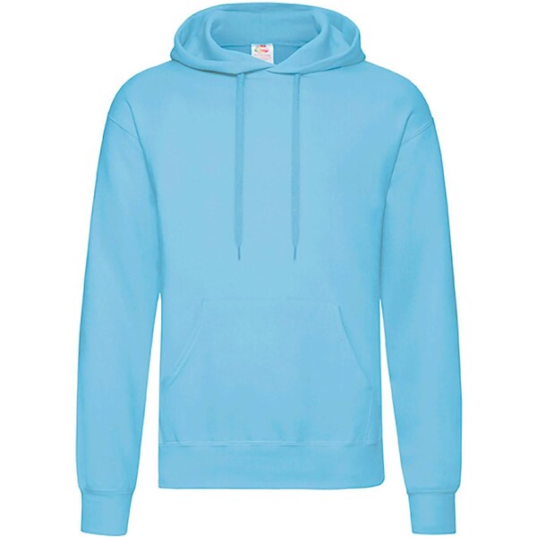 Blue Mens Hooded Sweat Fruit of the Loom 50632251