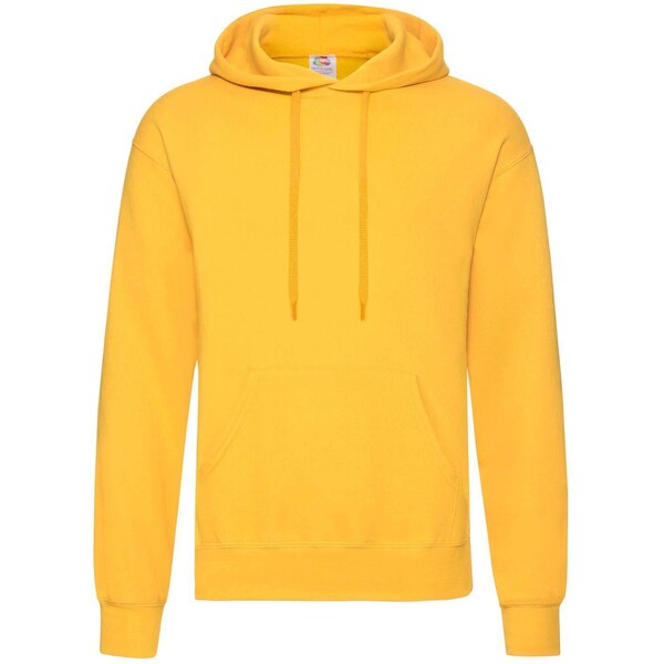 Żółta bluza męska Hooded Sweat Fruit of the Loom 50518010