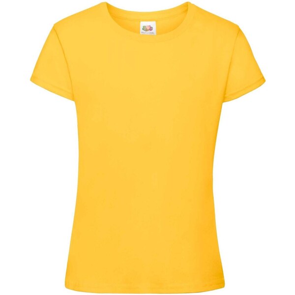Fruit of the Loom Girls T-shirt Sofspun 610150 100% cotton 160g/165g 50508922