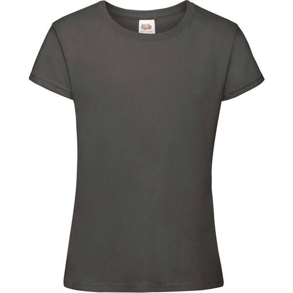 Fruit of the Loom Girls T-shirt Sofspun 610150 100% cotton 160g/165g 50508927