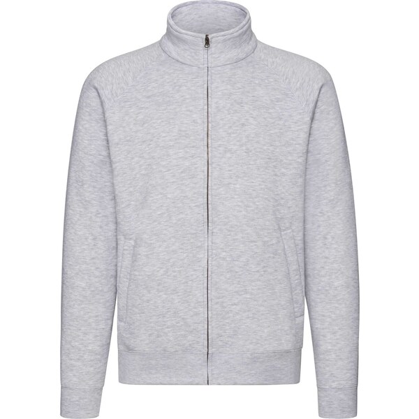 Szara bluza męska rozpinana Sweat Jacket Fruit of the Loom 50518045