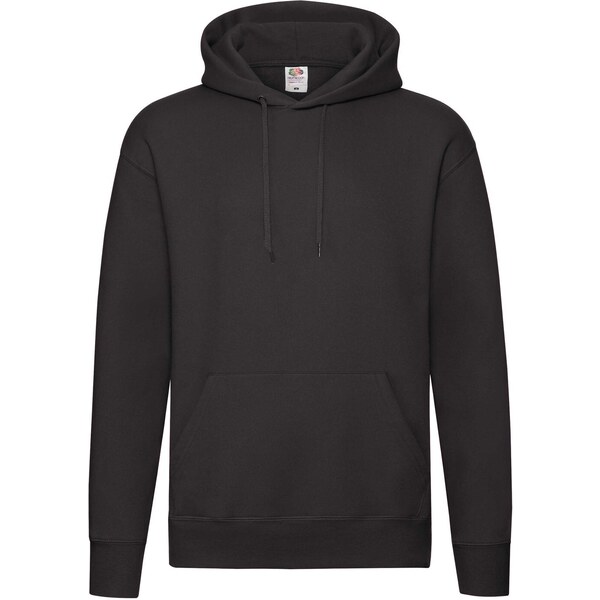 Czarna bluza męska z kapturem Hooded Sweat Fruit of the Loom 50557997