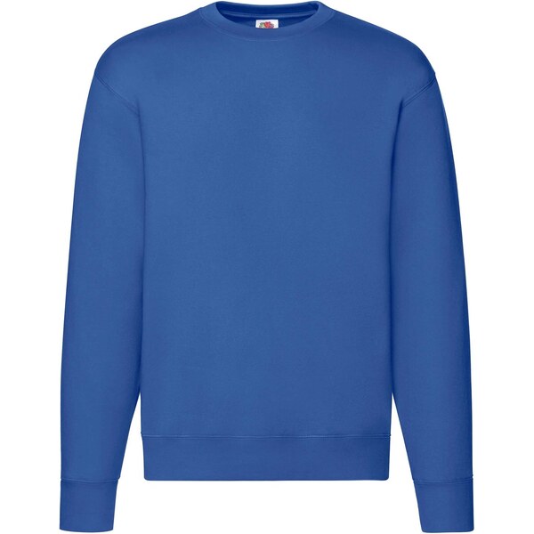 Mens Blue Sweatshirt Set-in Sweat Fruit of the Loom 50558870