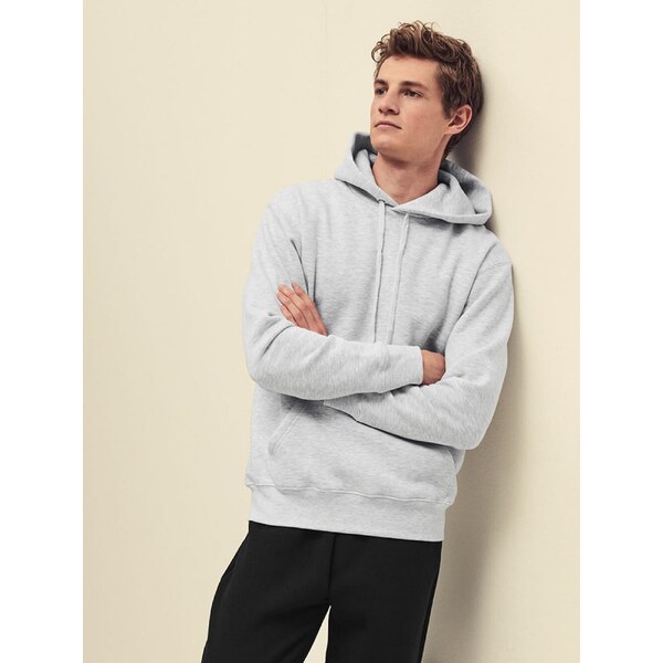 Szara bluza męska z kapturem Hooded Sweat Fruit of the Loom 50558053