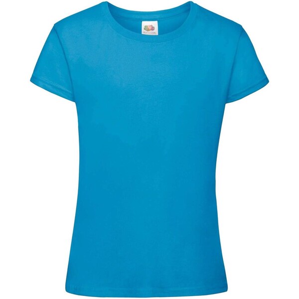 Fruit of the Loom Girls T-shirt Sofspun 610150 100% cotton 160g/165g 50556823
