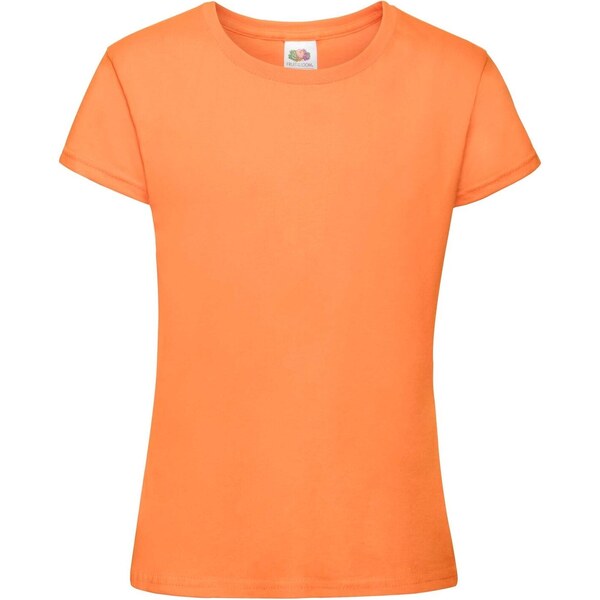Fruit of the Loom Girls T-shirt Sofspun 610150 100% cotton 160g/165g 50593211