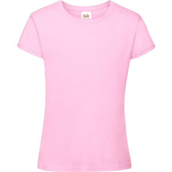 Fruit of the Loom Girls T-shirt Sofspun 610150 100% cotton 160g/165g 50556816