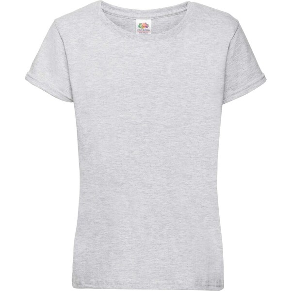 Fruit of the Loom Girls T-shirt Sofspun 610150 100% cotton 160g/165g 50593209