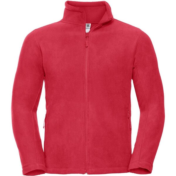 RUSSELL Mens fleece with long zipper 100% polyester, non-pilling 50559156
