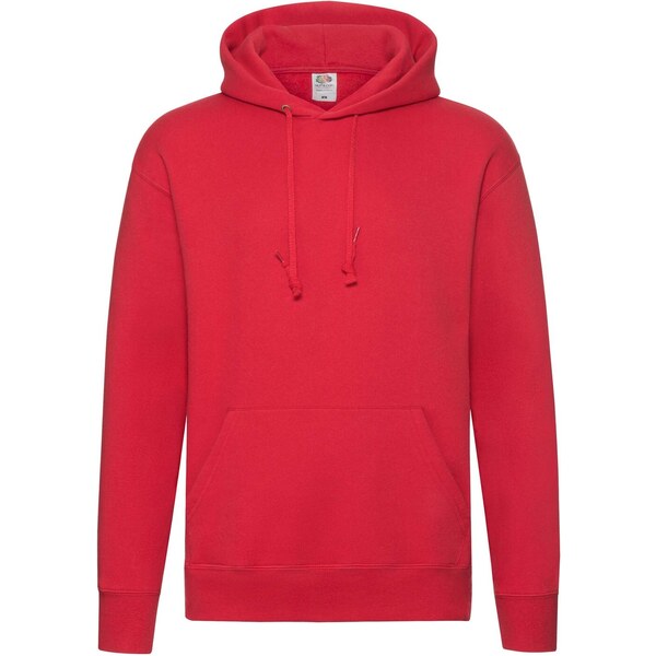 Czerwona bluza męska z kapturem Hooded Sweat Fruit of the Loom 50558052