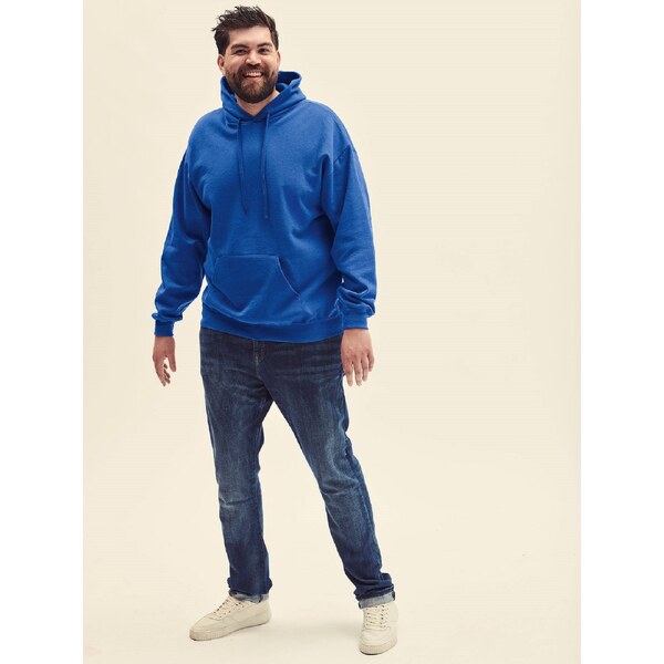 Blue Mens Hooded Sweat Fruit of the Loom 50655341