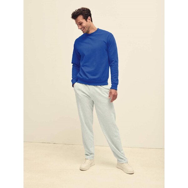 Blue Mens Sweatshirt Lightweight Set-in-Sweat Sweat Fruit of the Loom 50654981