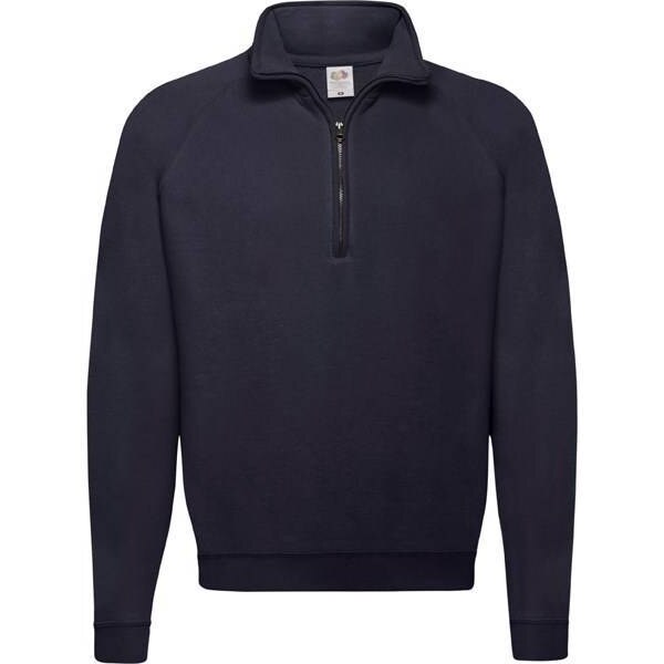 Granatowa bluza męska Zip Neck Sweat Fruit of the Loom 50557899