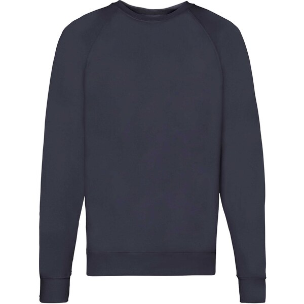 Námornícka modrá pánska mikina Lightweight Raglan Sweat Fruit of the 50557901