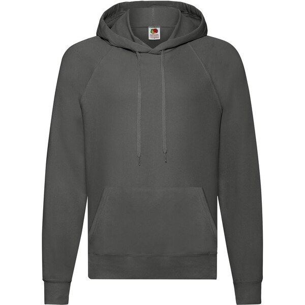 Grafitowa bluza męska z kapturem Lightweight Hooded Sweat Fruit of the 50557992