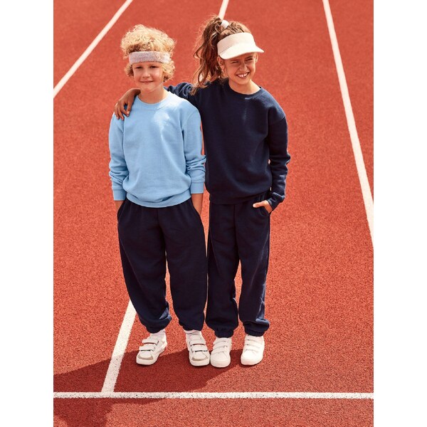 Błękitna bluza dziecięca Set-In Sweat Fruit of the Loom 50518107