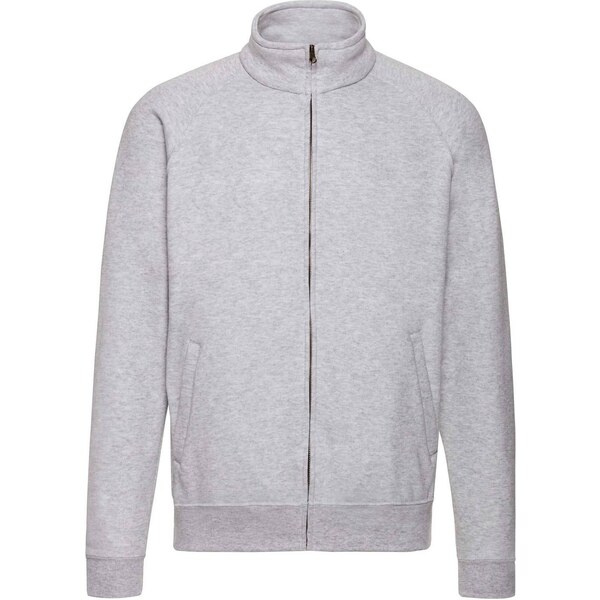 Szara bluza męska Sweat Jacket Fruit of the Loom 50518047