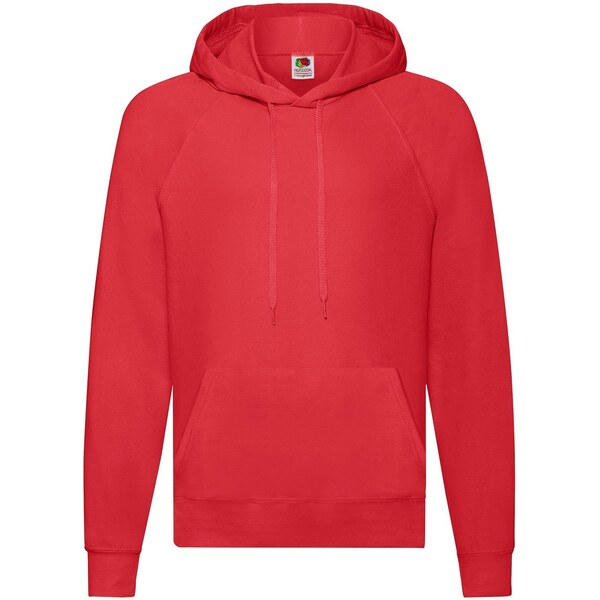 Czerwona bluza męska z kapturem Lightweight Hooded Sweat Fruit of the 50508681