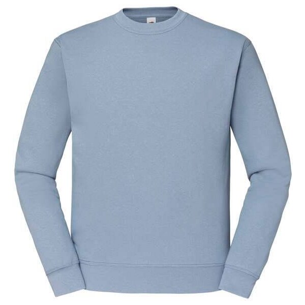 Mens Blue Sweatshirt Set-in Sweat Fruit of the Loom 50508688