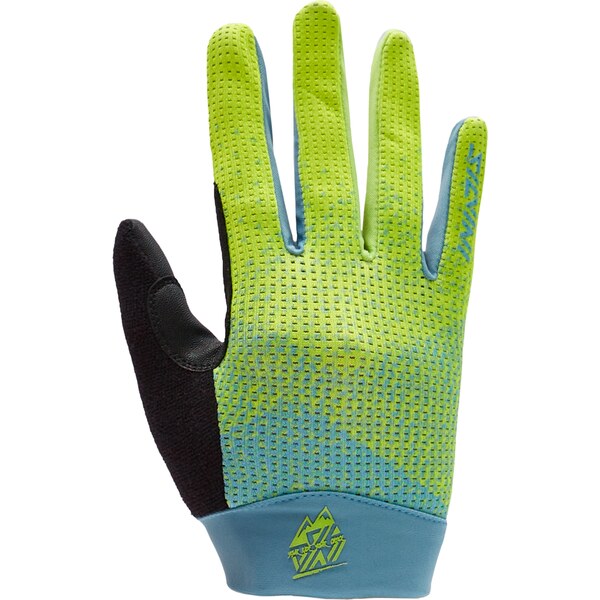 Detské rukavice Silvini Calvi modrá/neónovo žltá 46058923