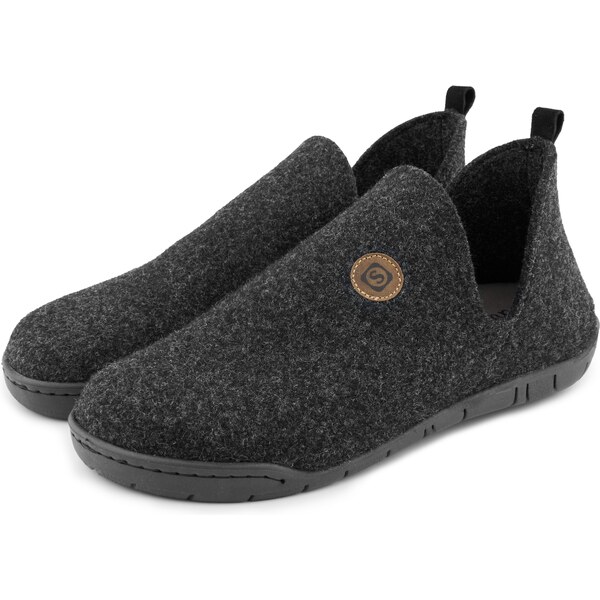 Vlnka Pánske filcové papuče Ján tmavo sivá veľkosti obuvi - dospelí 41 46177841