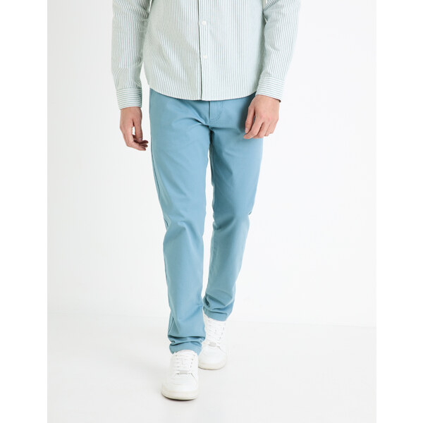 Svetlomodré pánske chino nohavice Celio Tocharles 66900473