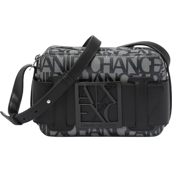 ARMANI EXCHANGE Taška cez rameno sivá / čierna 46083114