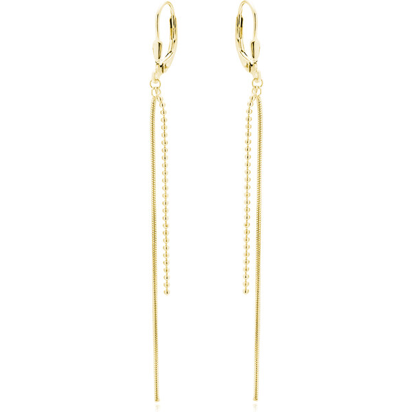 Olivie Visiace náušnice s retiazkami GOLD 7851 46103474