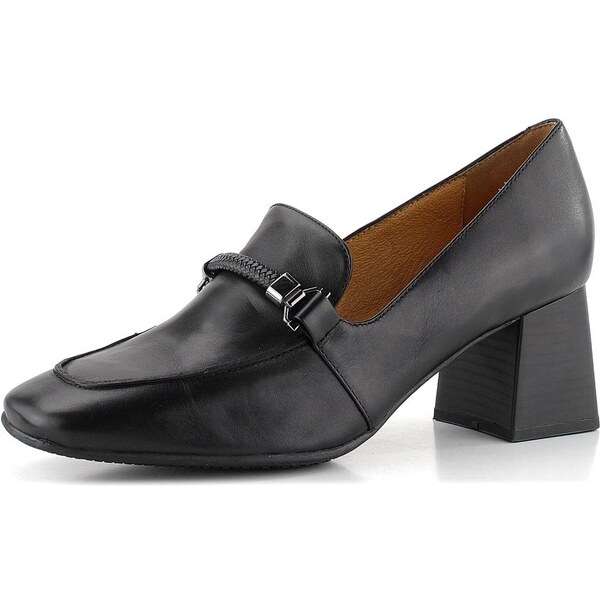 Caprice čierne lodičky so širokým podpätkom 9-24401-41 61761745