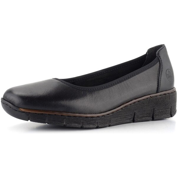 Rieker lodičky na kline čierne 53755-00 61761747