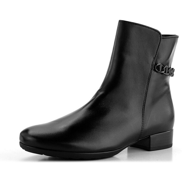 Gabor širšia členková obuv s retiazkou čierna 32.716.57 61761826