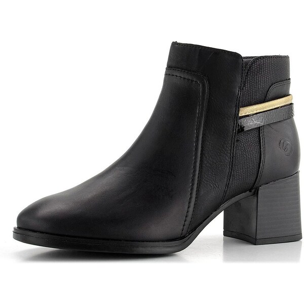 Remonte členková obuv na podpätku čierna D0V74-01 61761874