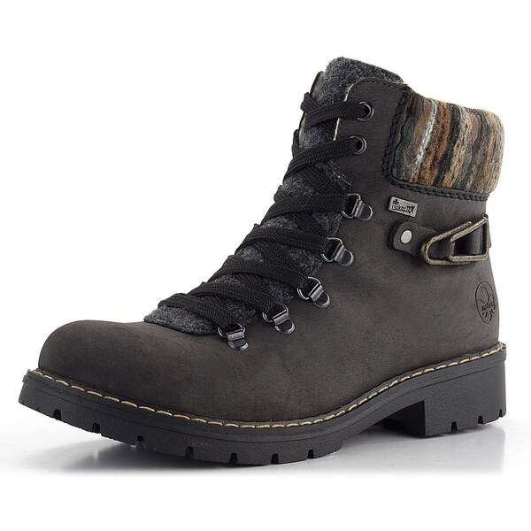 Rieker členková obuv s nápletom a membránou šedá Y9131-45 61761994