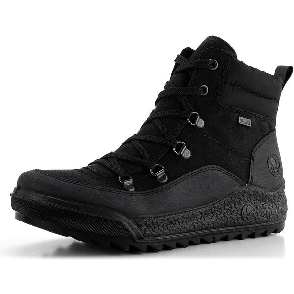 Rieker šnurovacia členková obuv s membránou čierna Y4712-00 66302463