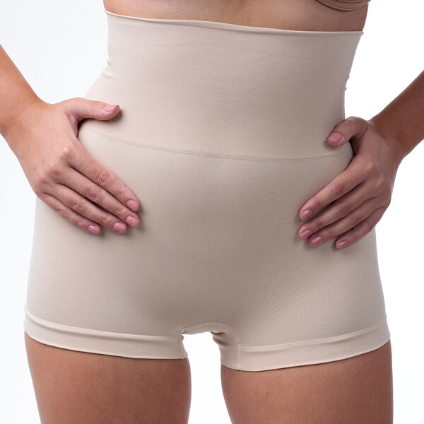 LORANE Predĺžené nohavičky s dvojitým pásom Farba: Telová, Veľkosť: S 45505317