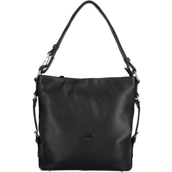 Dámska kožená kabelka čierna - Katana Phoenixi čierna 48136931