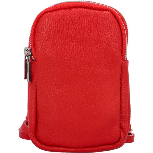 Delami Vera Pelle Dámske kožené crossbody puzdro červené - Delami 48099025