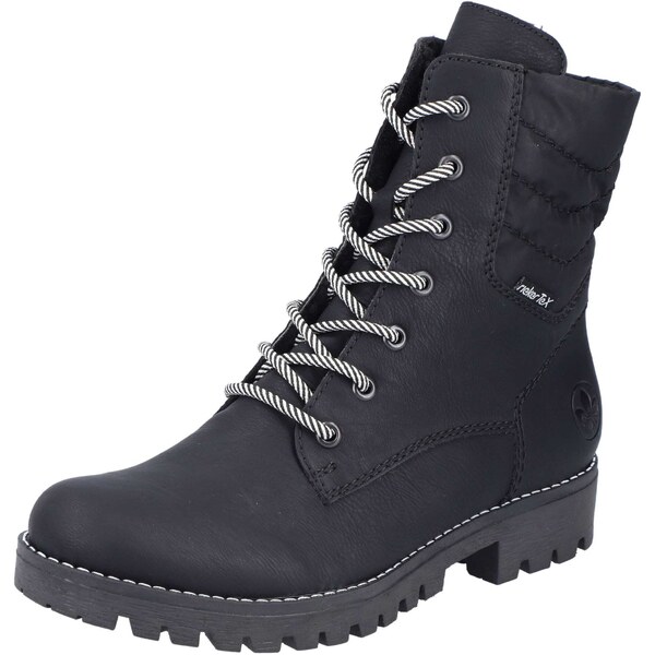 Rieker Šnurovacie členkové čižmy čierna 56365186